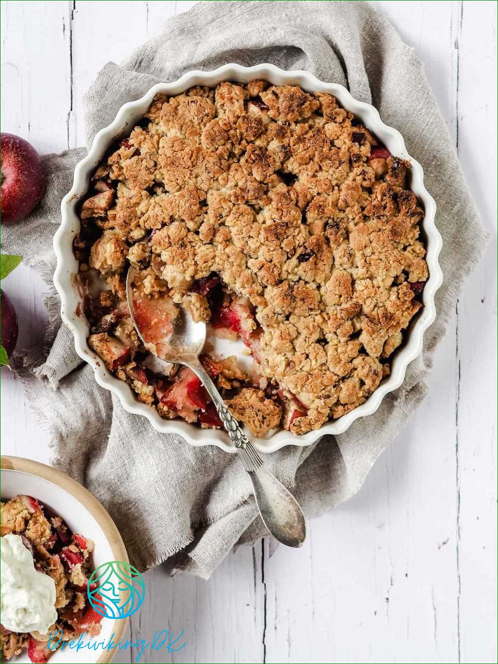 Skær æblerne i skiver