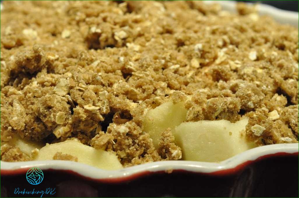 Æble crumble Opskrift på den lækre danske dessert