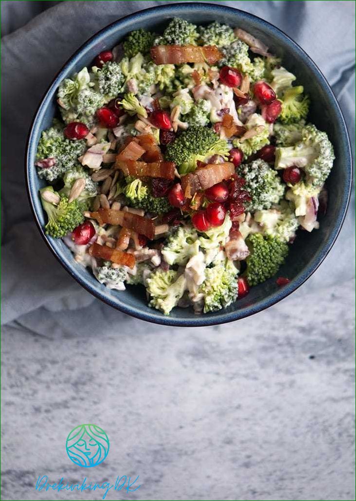 Broccoli salat opskrift lækker og sund opskrift på broccoli salat