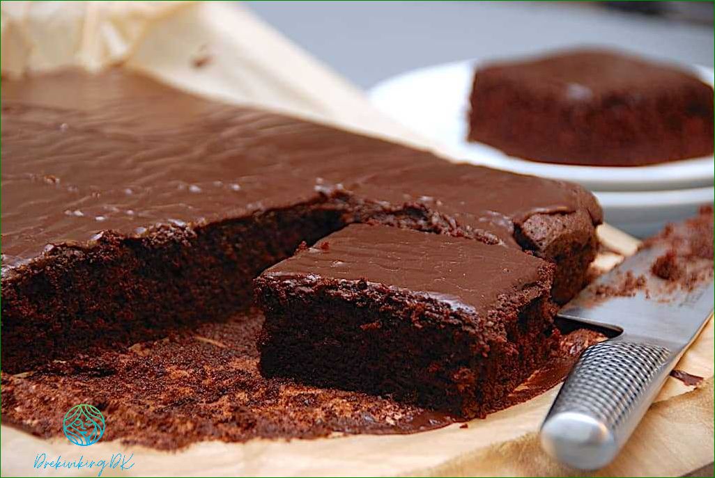 Ingredienser til chokoladekage: