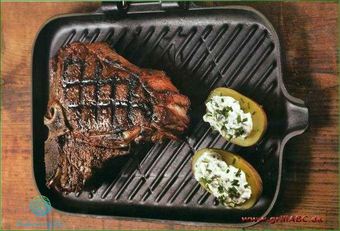 Stegt T-bone steak med rodfrugter